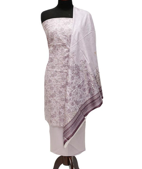 Bareeza Civic Voil Lawn`23 D#803 L Purple