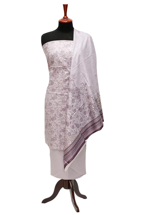 Bareeza Civic Voil Lawn`23 D#803 L Purple