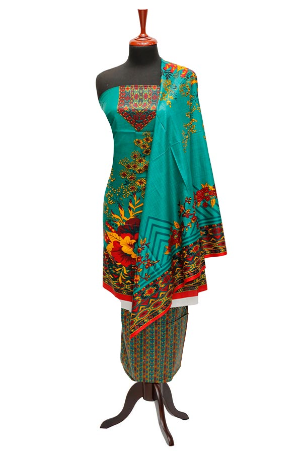 Bareeza Civic Voil Lawn`23 D#805 Green