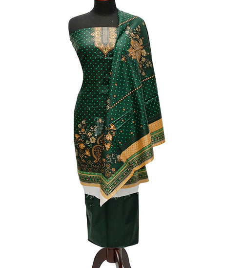 Bareeza Civic Voil Lawn`23 D#806 M Green