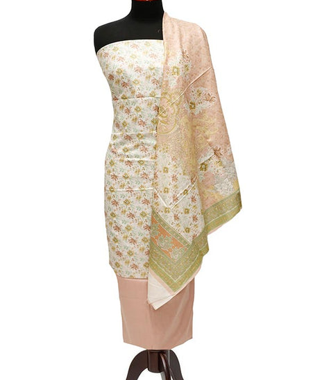 Bareeza Civic Voil Lawn`23 D#807 T Pink