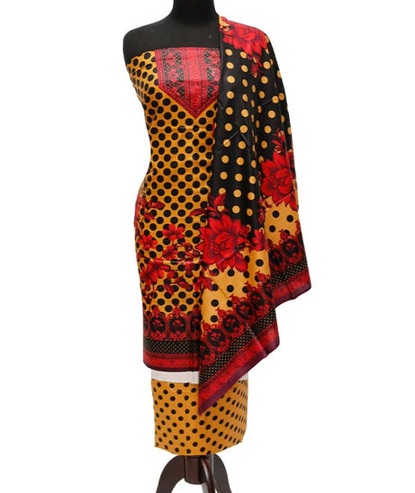 Bareeza Civic Voil Lawn`23 D#808 Black