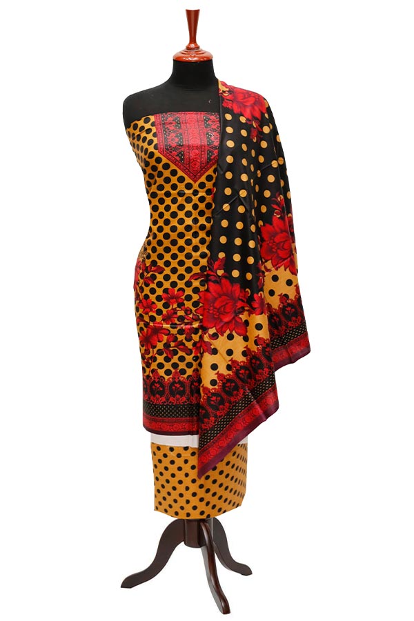 Bareeza Civic Voil Lawn`23 D#808 Black