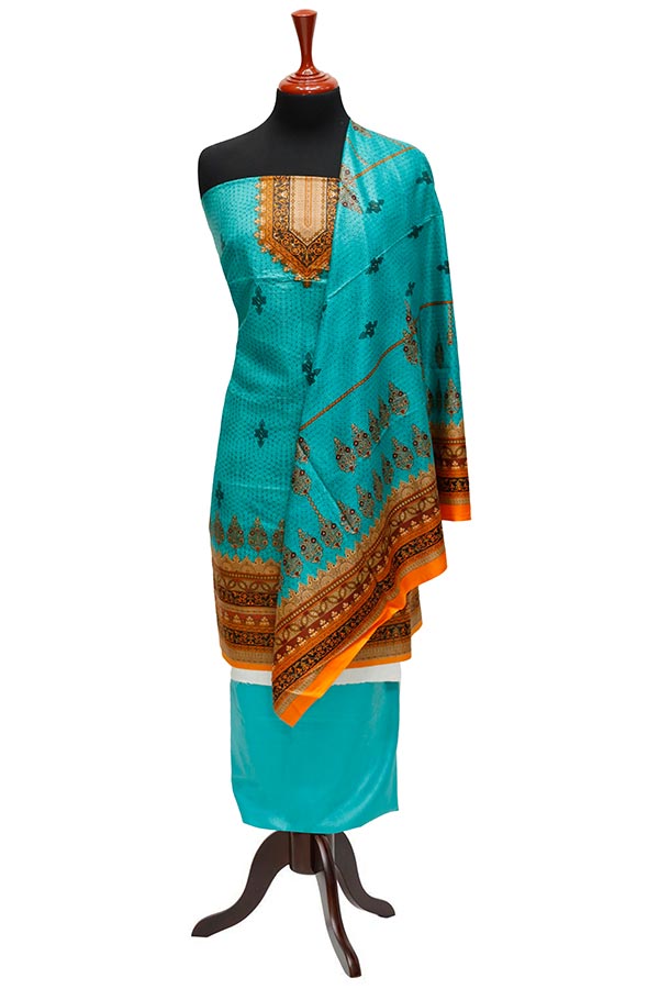 Bareeza Civic Voil Lawn`23 D#810 Ferozi