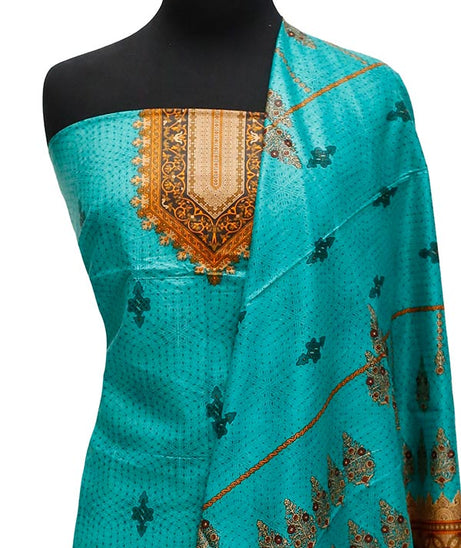 Bareeza Civic Voil Lawn`23 D#810 Ferozi