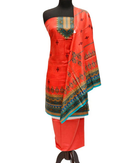 Bareeza Civic Voil Lawn`23 D#810 T Pink