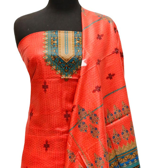 Bareeza Civic Voil Lawn`23 D#810 T Pink