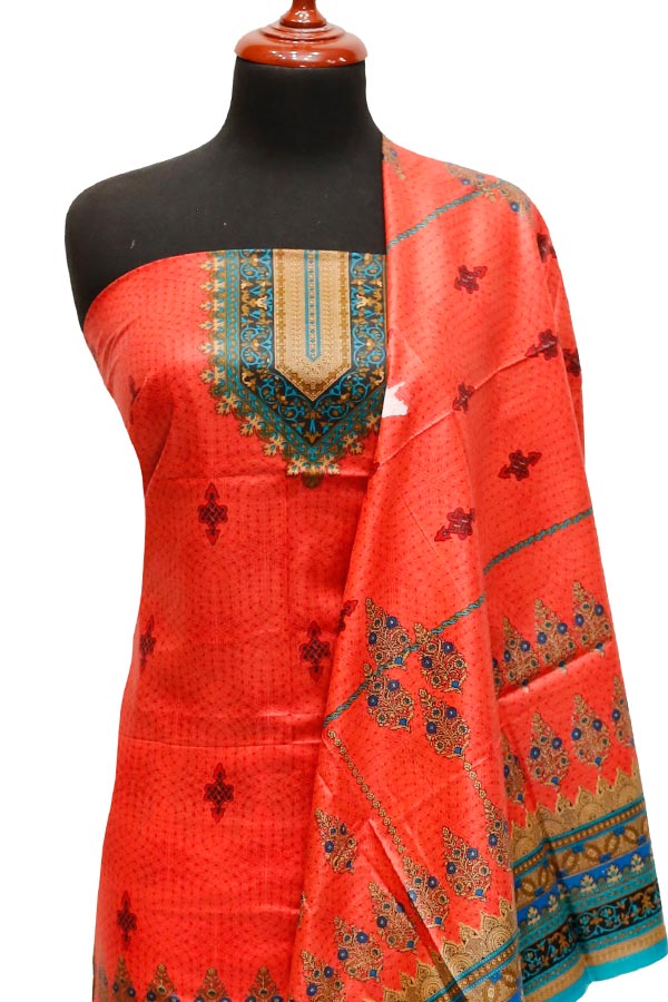 Bareeza Civic Voil Lawn`23 D#810 T Pink