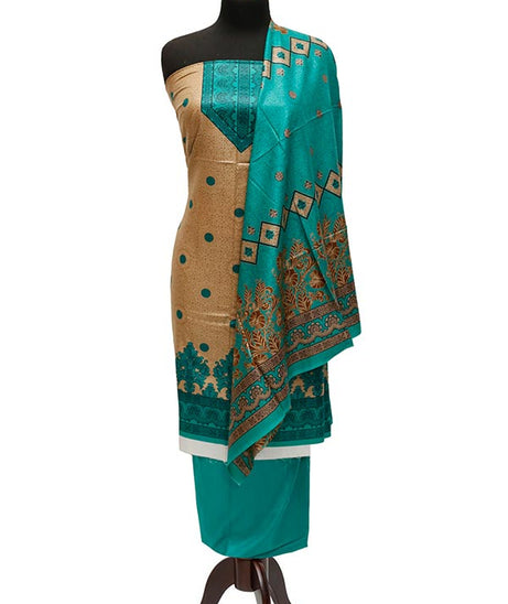 Bareeza Civic Voil Lawn`23 D#811 D Sea Green