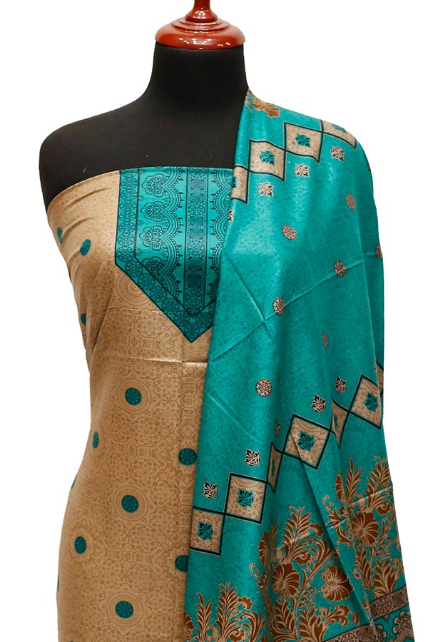 Bareeza Civic Voil Lawn`23 D#811 D Sea Green