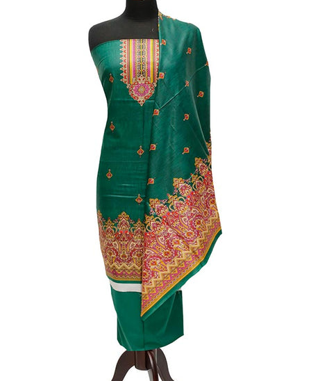 Bareeza Civic Voil Lawn`23 D#813 D Green