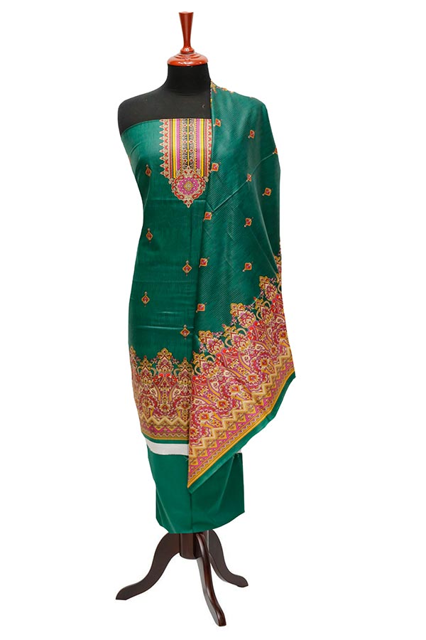 Bareeza Civic Voil Lawn`23 D#813 D Green