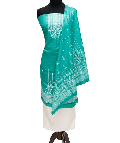 Bareeza Civic Voil Lawn`23 D#814 Sea Green