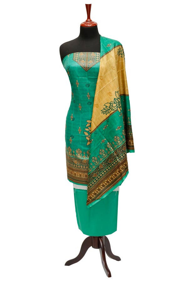 Bareeza Civic Voil Lawn`23 D#815 Sea Green