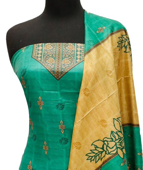 Bareeza Civic Voil Lawn`23 D#815 Sea Green