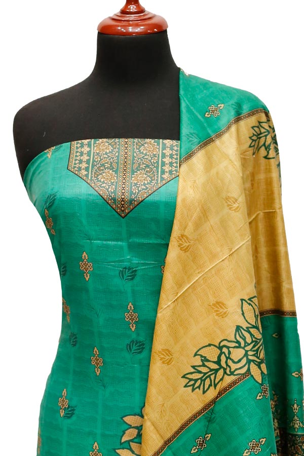 Bareeza Civic Voil Lawn`23 D#815 Sea Green