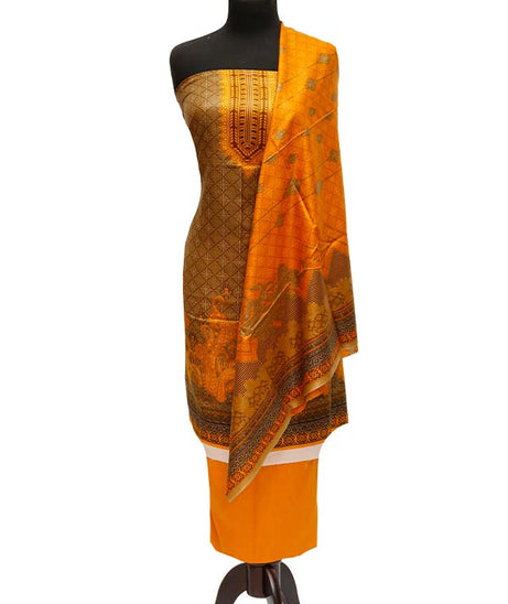 Bareeza Civic Voil Lawn`23 D#816 Rust