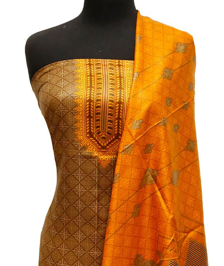 Bareeza Civic Voil Lawn`23 D#816 Rust