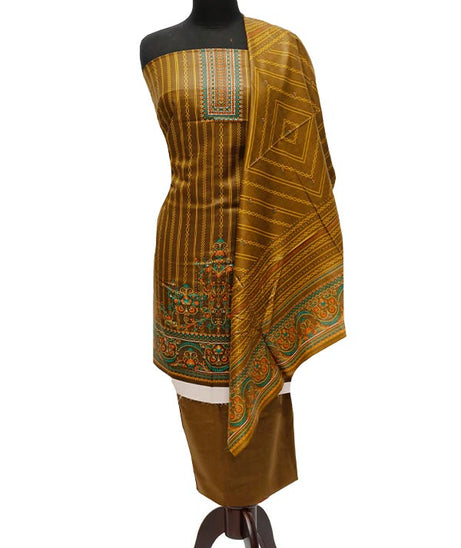 Bareeza Civic Voil Lawn`23 D#821 D Brown