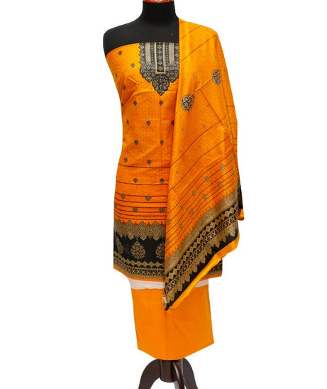 Bareeza Civic Voil Lawn`23 D#825 Orange