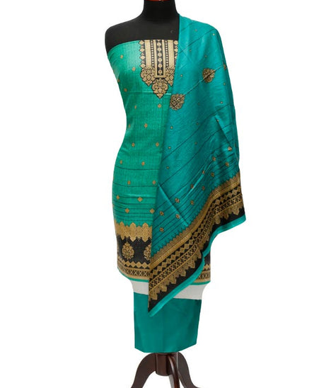 Bareeza Civic Voil Lawn`23 D#825 Sea Green