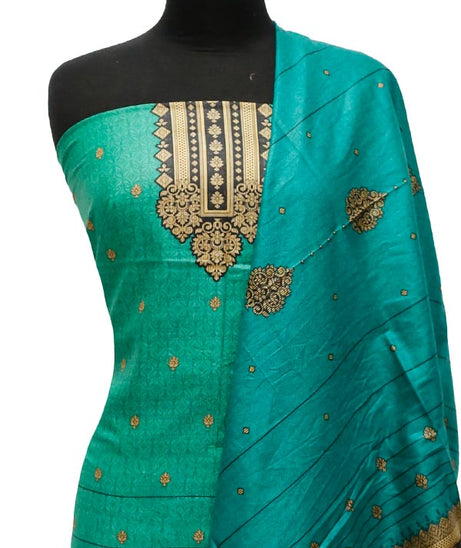 Bareeza Civic Voil Lawn`23 D#825 Sea Green