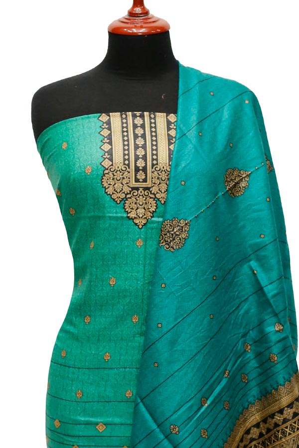 Bareeza Civic Voil Lawn`23 D#825 Sea Green