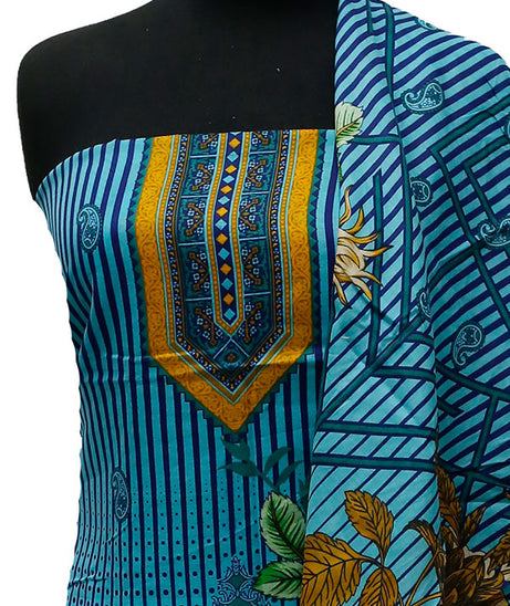 Bareeza Civic Voil Lawn`23 D#915 Ferozi