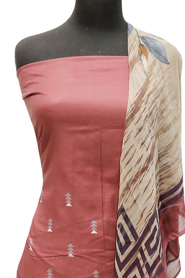 Batool D/Lawn B/Dupatta`23 D#233 Maroon