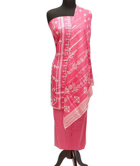 Batool D/Lawn T/Dupatta`23 D#9372 Pink