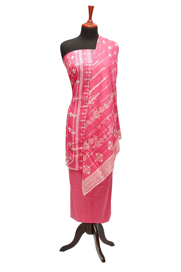 Batool D/Lawn T/Dupatta`23 D#9372 Pink