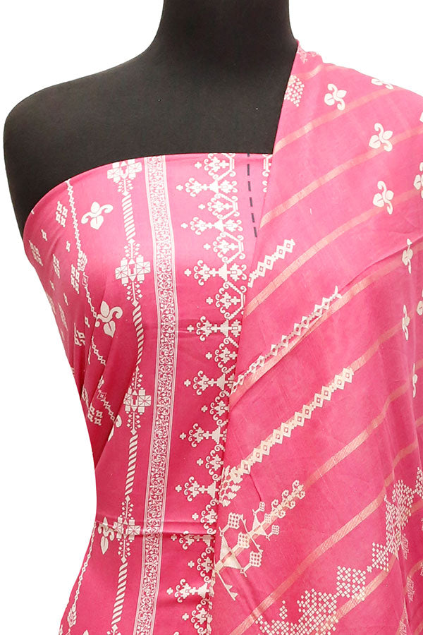 Batool D/Lawn T/Dupatta`23 D#9372 Pink
