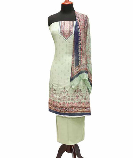 Batool Digital Emb Lawn`23 D#8047 D Pista