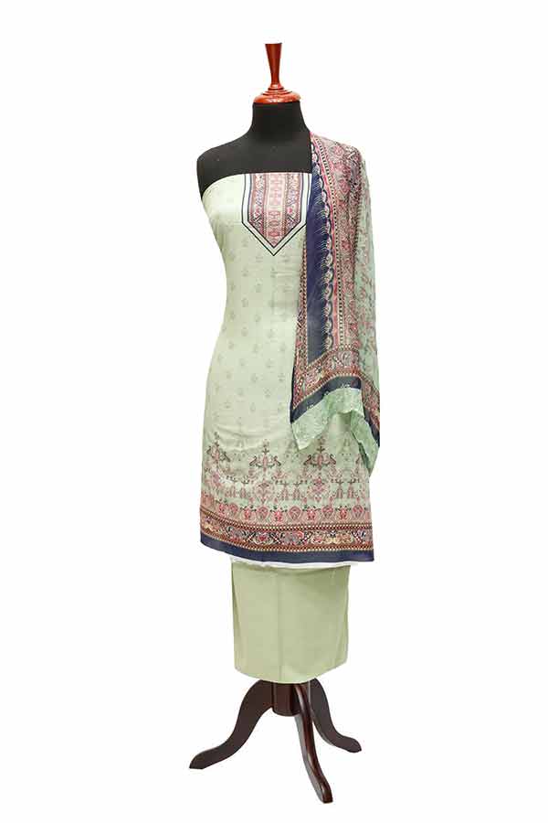 Batool Digital Emb Lawn`23 D#8047 D Pista