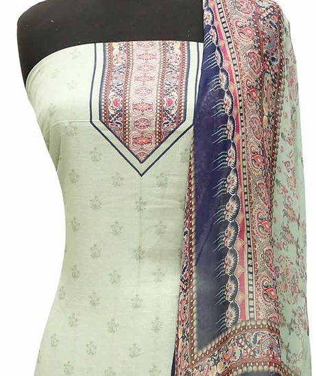 Batool Digital Emb Lawn`23 D#8047 D Pista