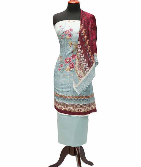 Batool Digital Emb Lawn`23 D#8051 L Ferozi