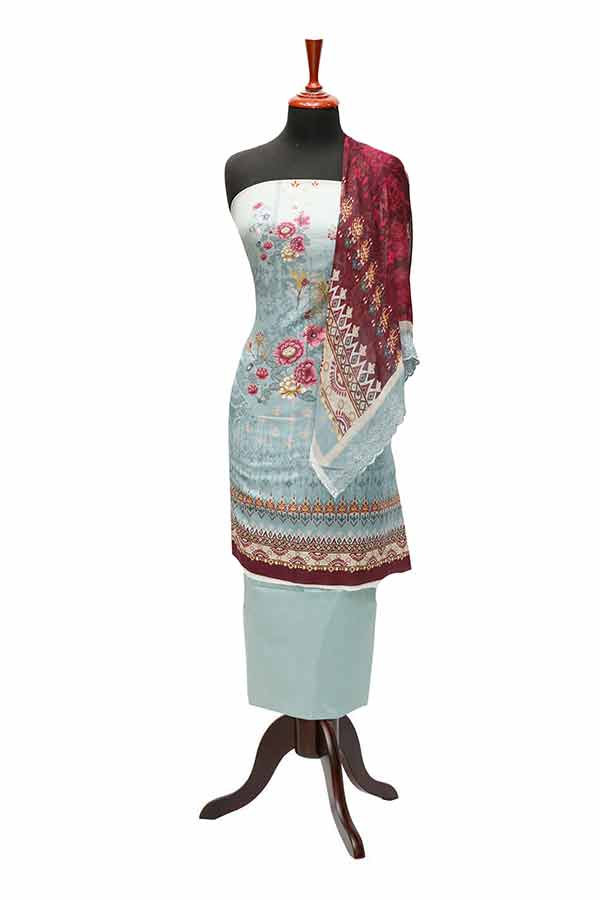 Batool Digital Emb Lawn`23 D#8051 L Ferozi