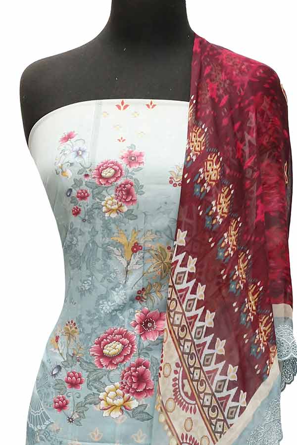 Batool Digital Emb Lawn`23 D#8051 L Ferozi