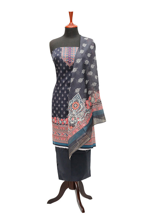 Batool Lawn Zari/Dupatta`23 D#5724 Black