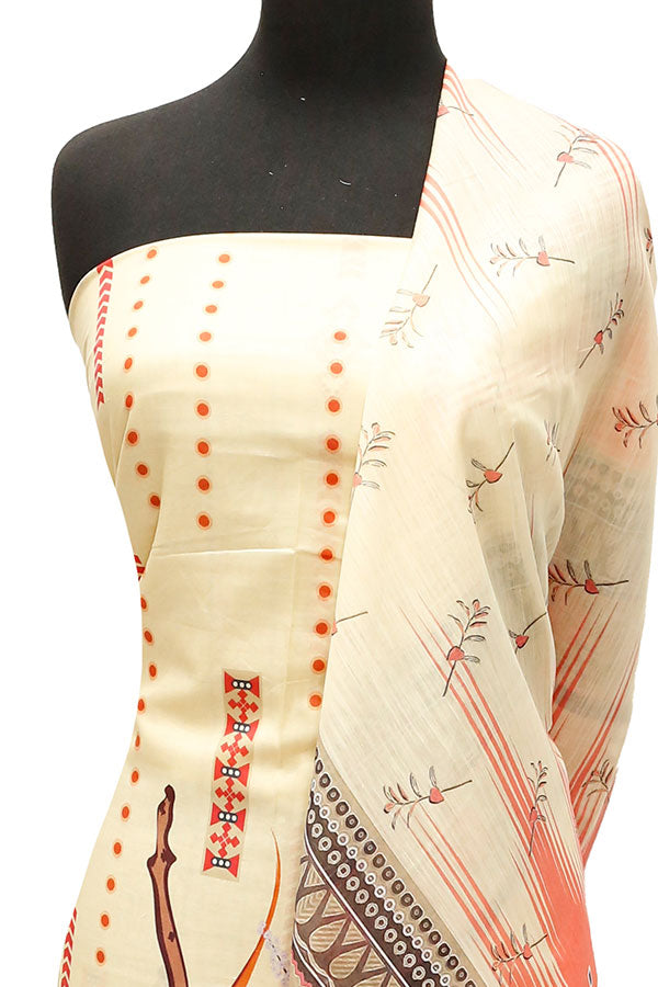 Batool Lawn Zari/Dupatta`23 D#5726 Lemon