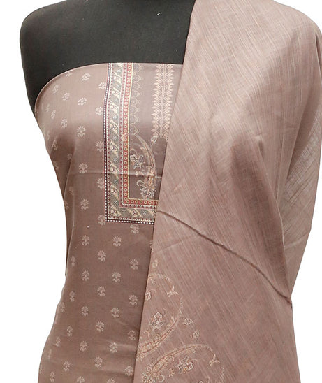 Batool Lawn Zari/Dupatta`23 D#5727 Brown