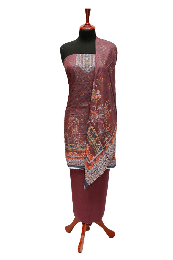 Batool Print Karandi`22 D#4258 Magenda