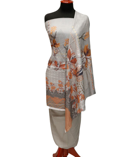 Batool Print Karandi`22 D#4259 M-Grey