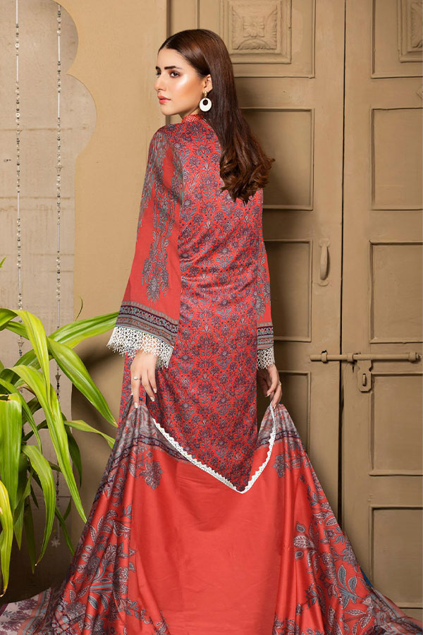 Belleza Satin Linen`21 D#21121 (Red)