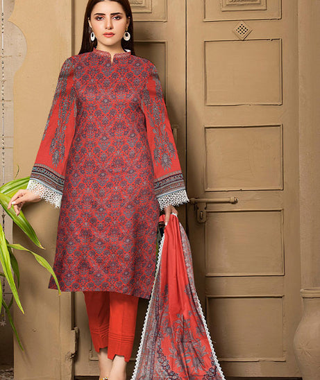 Belleza Satin Linen`21 D#21121 (Red)