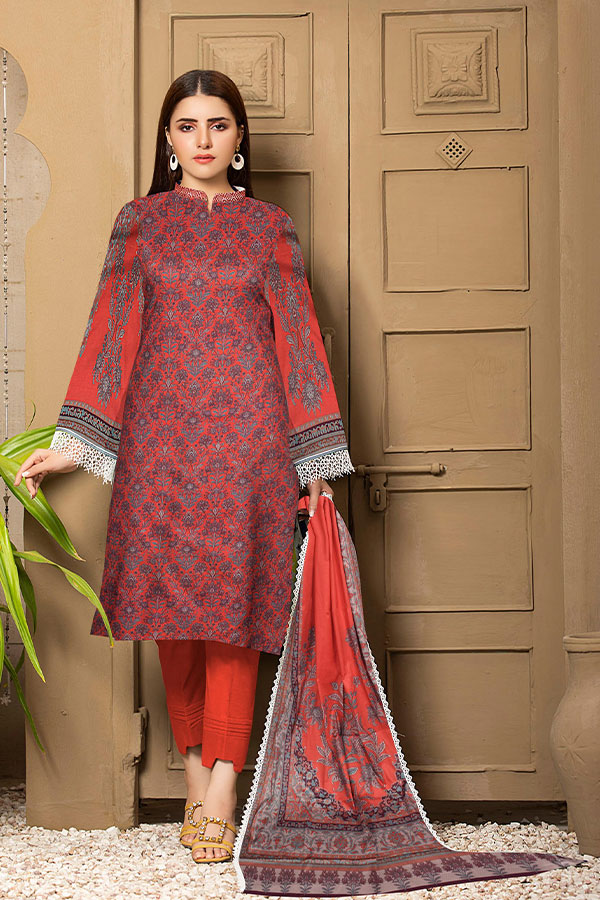 Belleza Satin Linen`21 D#21121 (Red)
