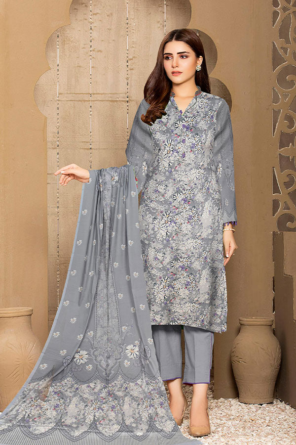 Belleza Satin Linen`21 D#21123 (Grey)