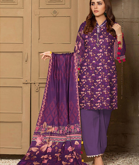 Belleza Satin Linen`21 D#21124 (D Purple)