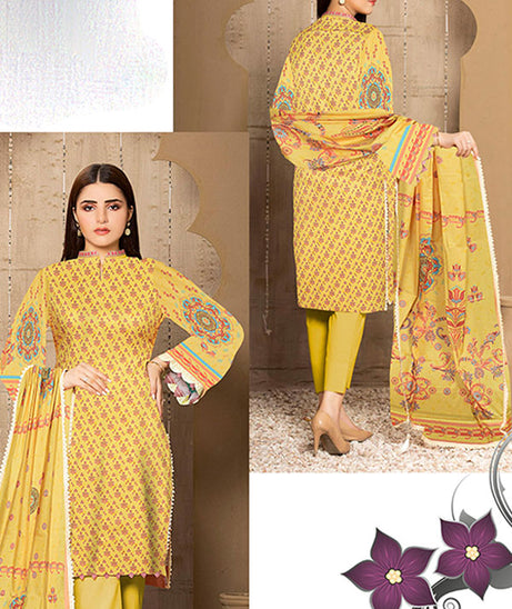 Belleza Satin Linen`21 D#21125 (Yellow)