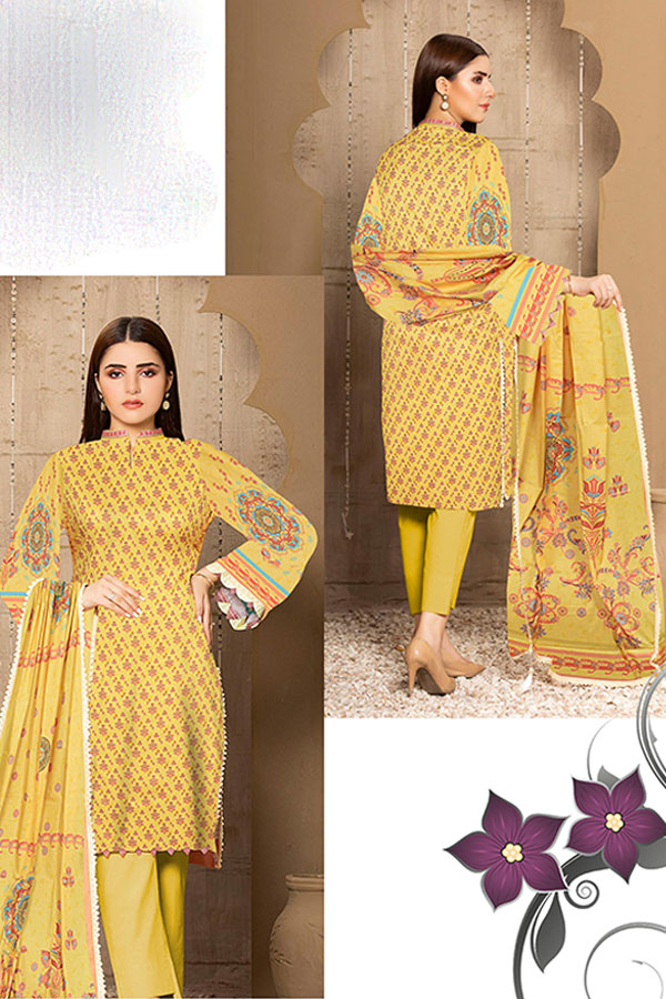 Belleza Satin Linen`21 D#21125 (Yellow)